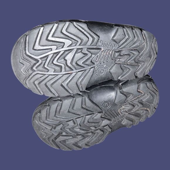 Toddler Kamik Navy/Black/Yellow Snow Boots Size 5 - Picture 4 of 6